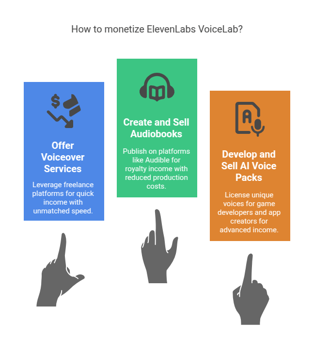 How to monetize ElevenLabs VoiceLab?