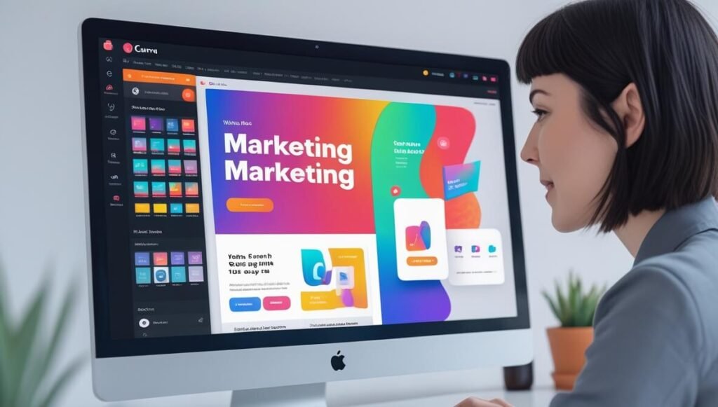 Canva simplifies creating banners, posters, and infographics quickly