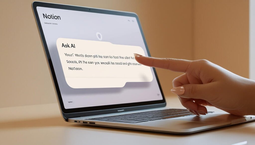 Notion AI processes notes to improve smart note taking efficiency.