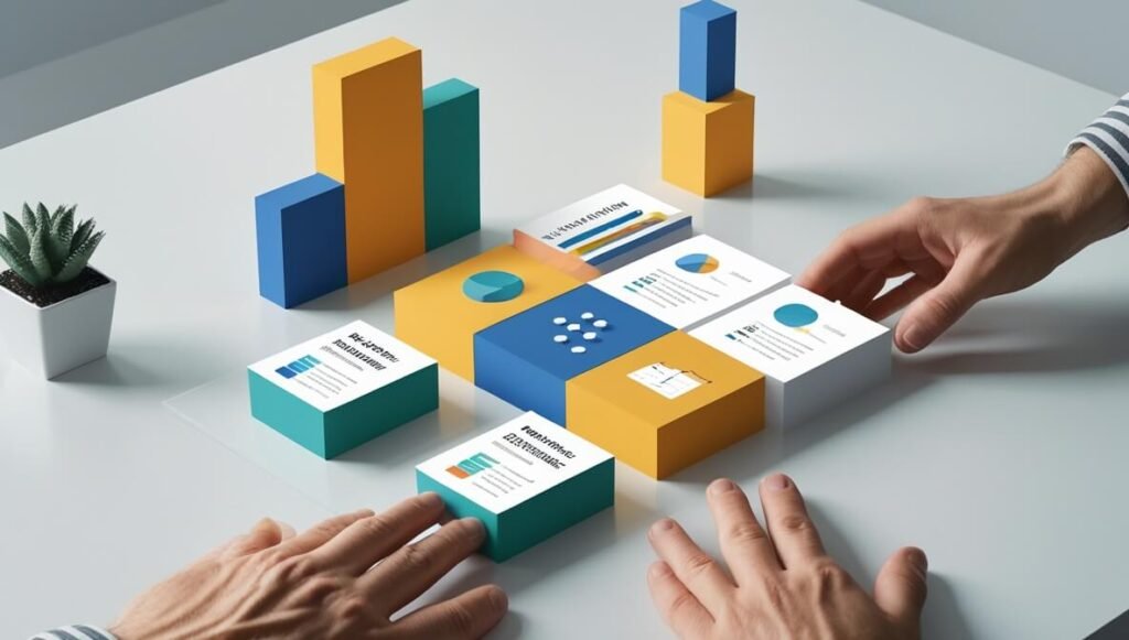 Beautiful.ai helps users create visually stunning presentations quickly using AI