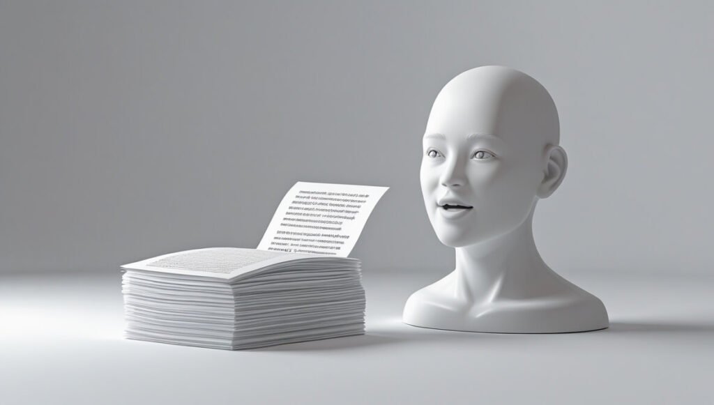 Synthesia is an AI tool that creates talking head videos by converting text scripts into speech spoken by realistic AI avatars