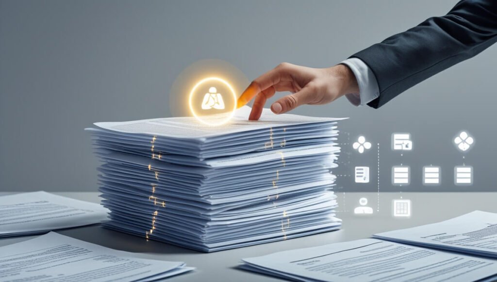 Luminance uses AI to rapidly review and analyse contracts, extracting key information and identifying risks for legal and finance professionals.