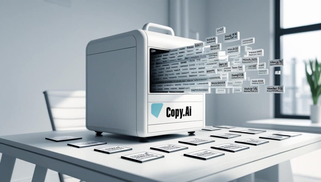 Copy.ai is an AI tool that generates effective ad copy quickly for marketing and sales professionals.