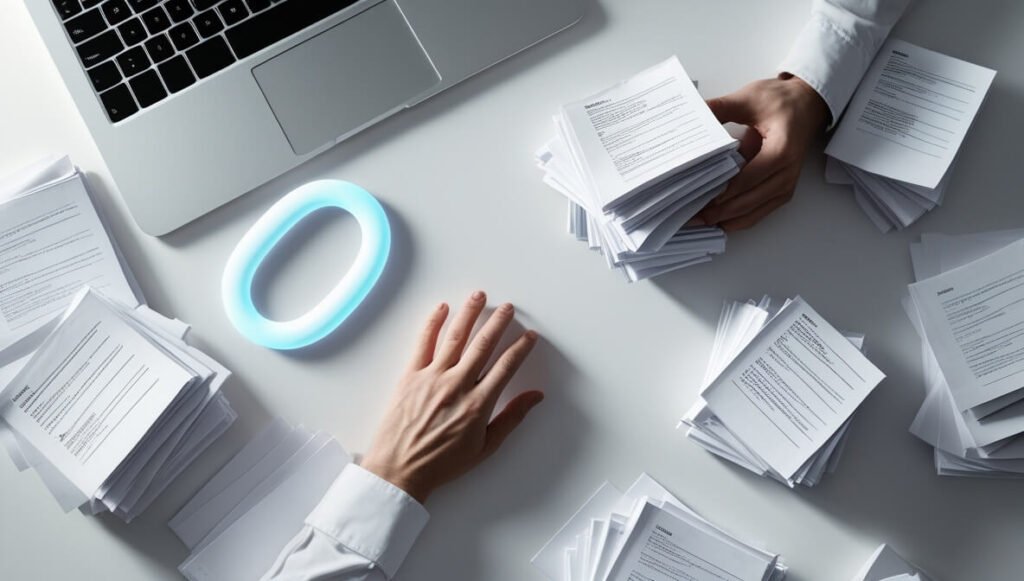 An AI tool like ChatGPT helps virtual assistants streamline tasks by processing complex information and drafting content, turning tangled work into organised outcomes.