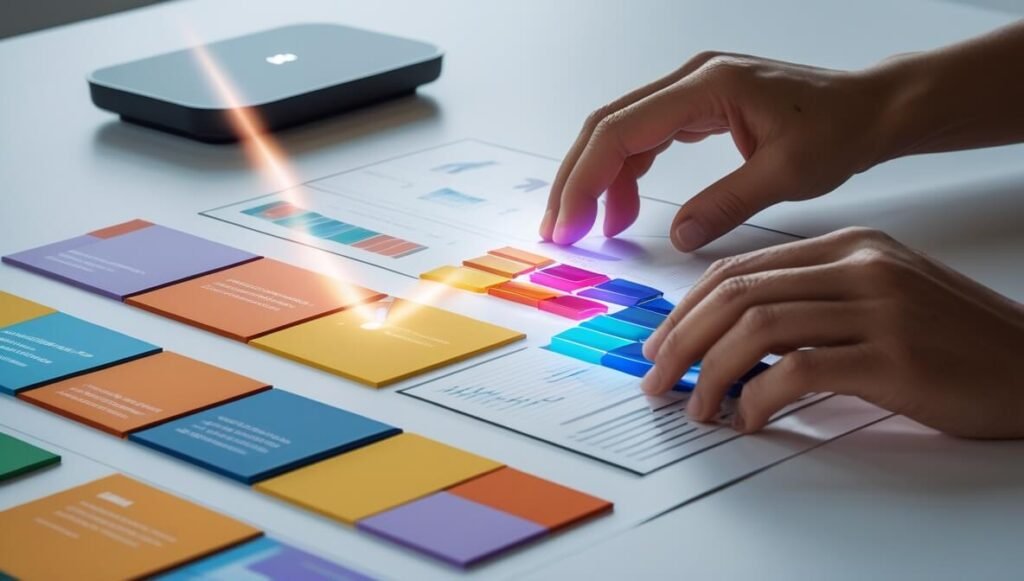 Piktochart's AI tool simplifies the creation of banners, posters, and infographics by helping users quickly organize complex information and design elements into clear, professional visuals.