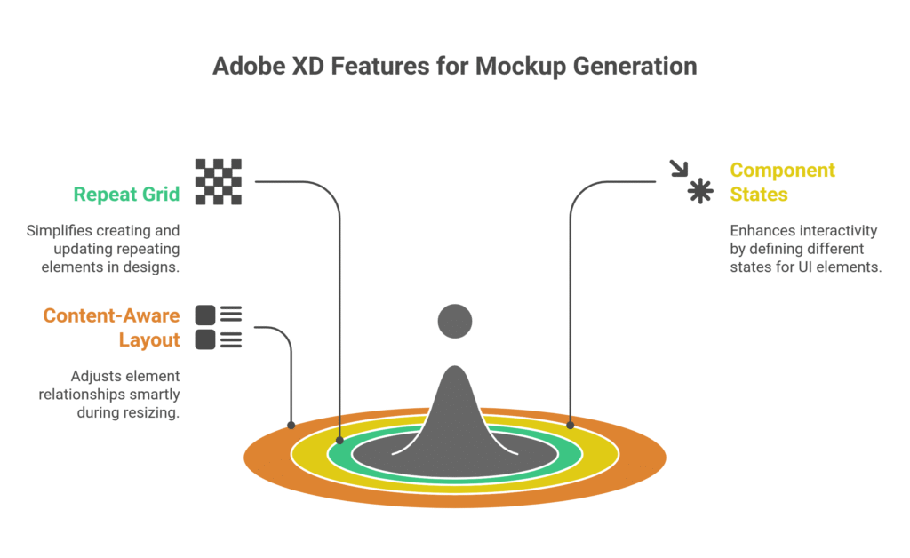 Adobe XD Features for Mockup Generation