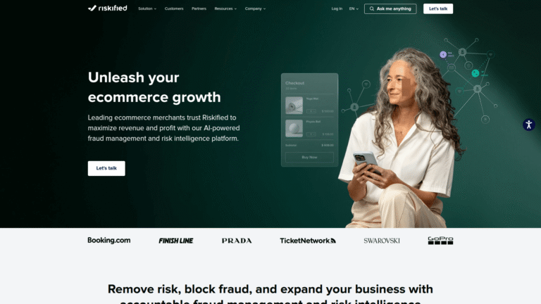 Riskified as Fraud Detection tool screenshot