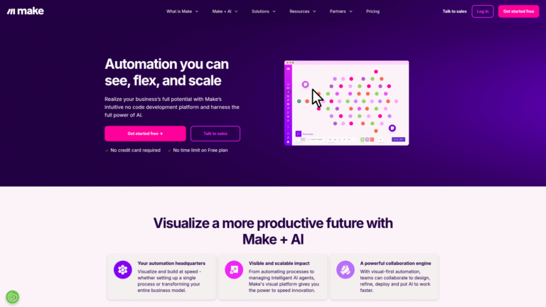 Make as Trigger-based Automation tool screenshot