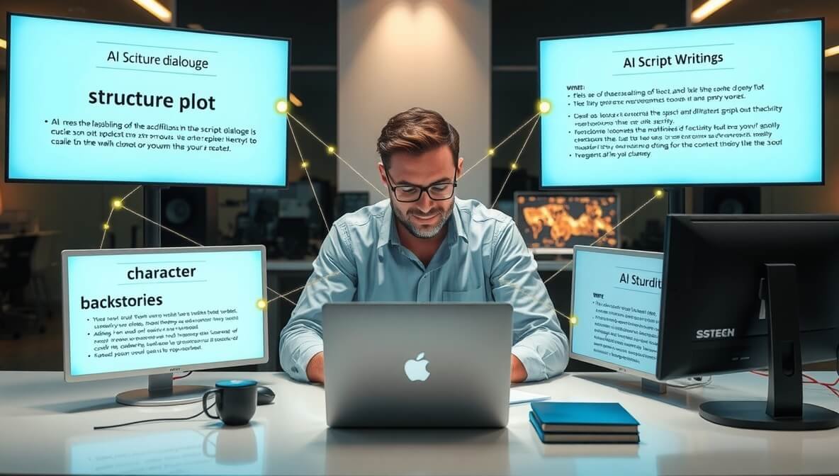A collection of AI script writing tools collectively enhances the entire Script Writing and Storytelling process, from initial brainstorming and plot development to dialogue generation and SEO optimization, significantly boosting creative output and efficiency.