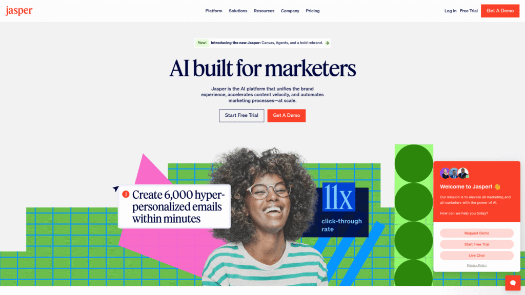 Jasper AI among AI blog writing tools
