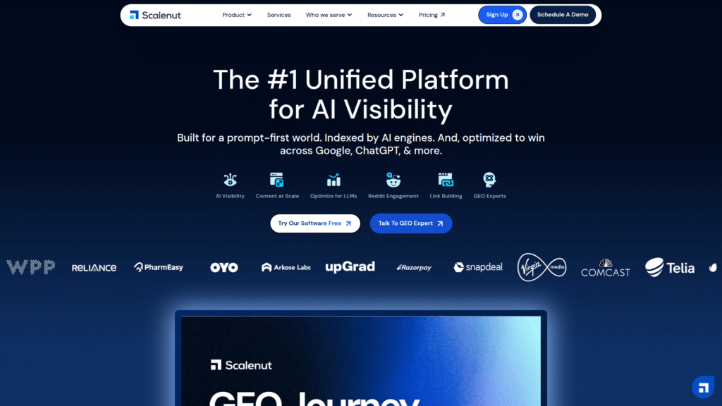 Scalenut among AI blog writing tools