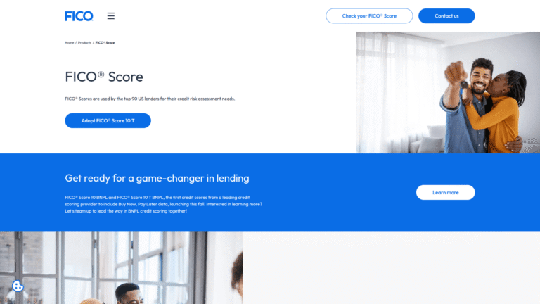 FICO Score as Credit Scoring and Analysis tool screenshot
