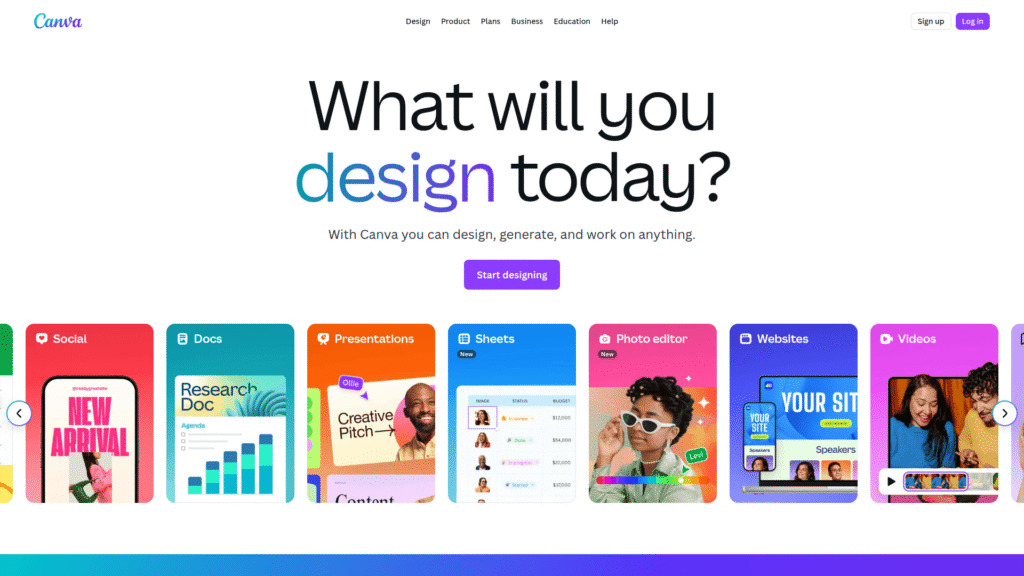 Canva among Social Media Post Generation tools
