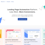 Landingi as Landing Page Generation tool screenshot