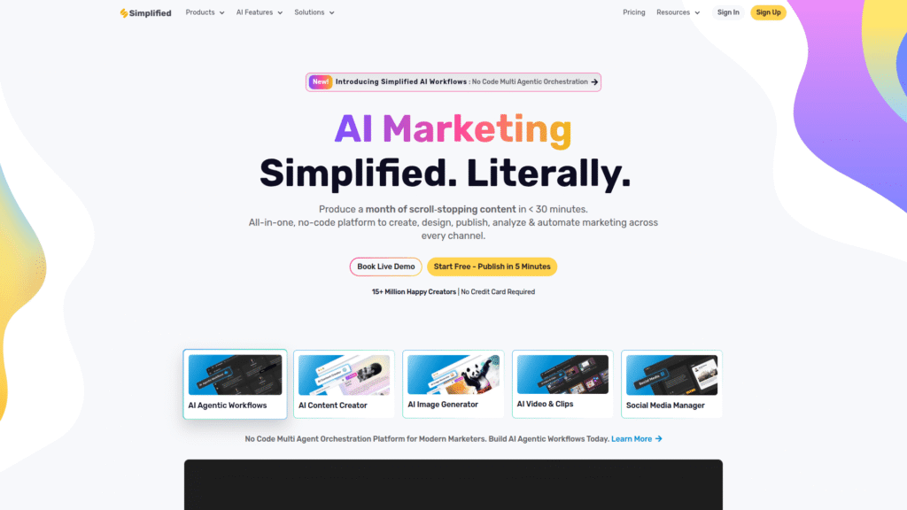 Simplified among AI product description generator tools
