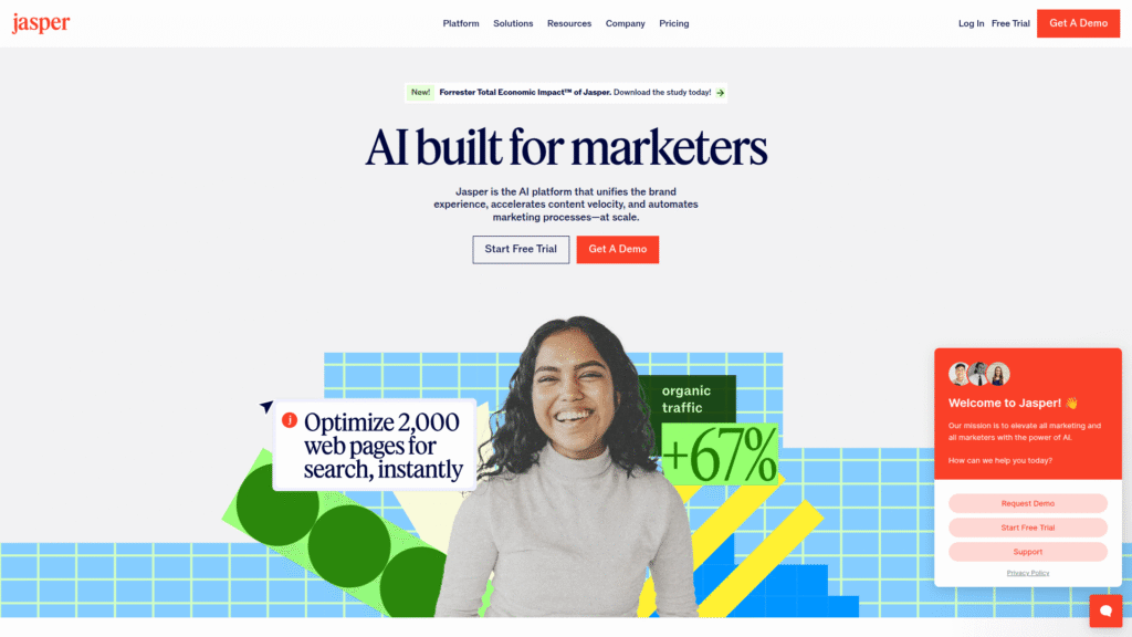 Jasper AI among the AI eBook tools