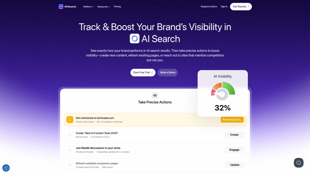 Writesonic among the AI eBook tools