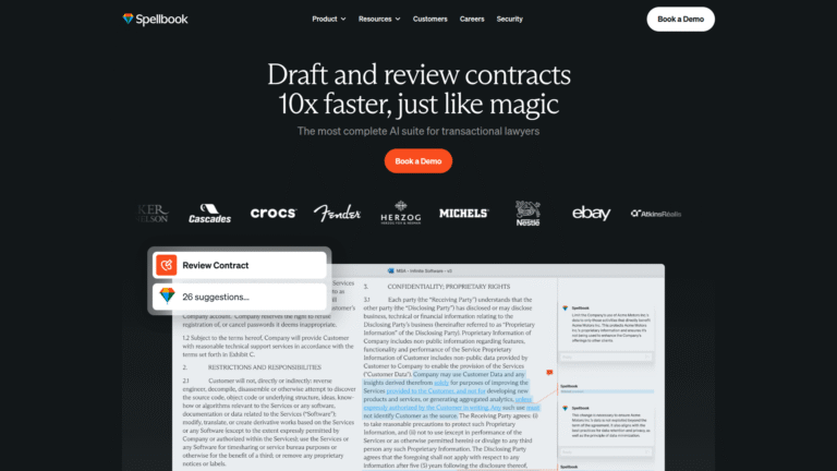 Spellbook as Contract Review and Analysis tool screenshot