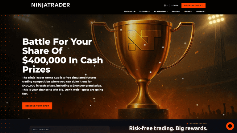 NinjaTrader as Algorithmic Trading and Strategy Development tool screenshot