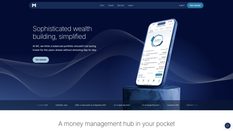 M1 Finance as Portfolio Optimization and Robo-Advisors tool screenshot