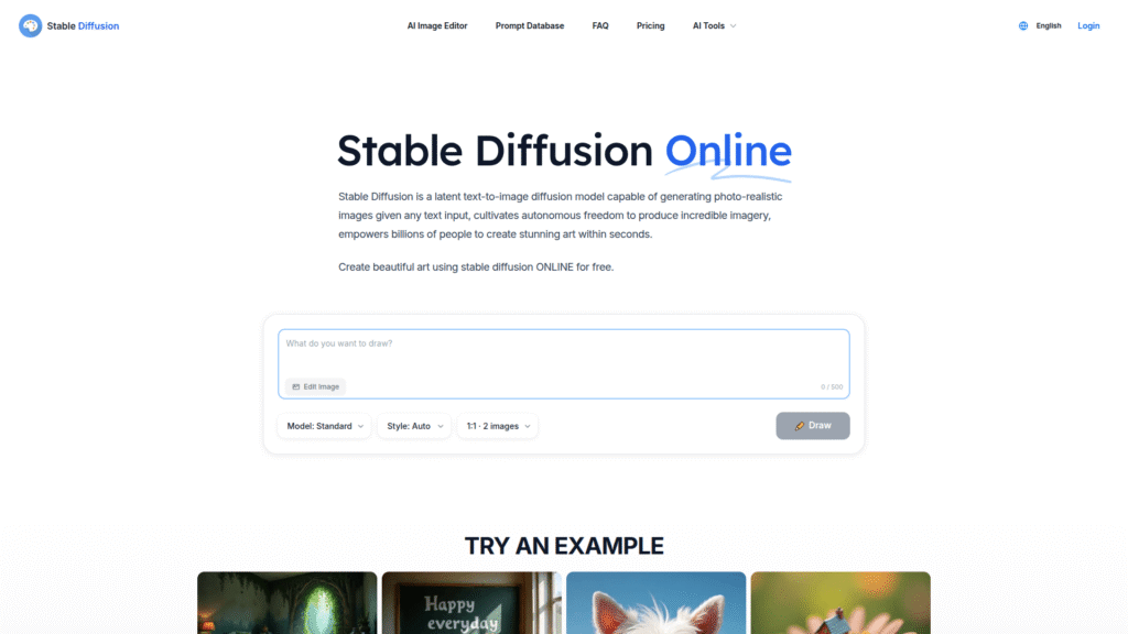 Stable Diffusion among free ai design tools
