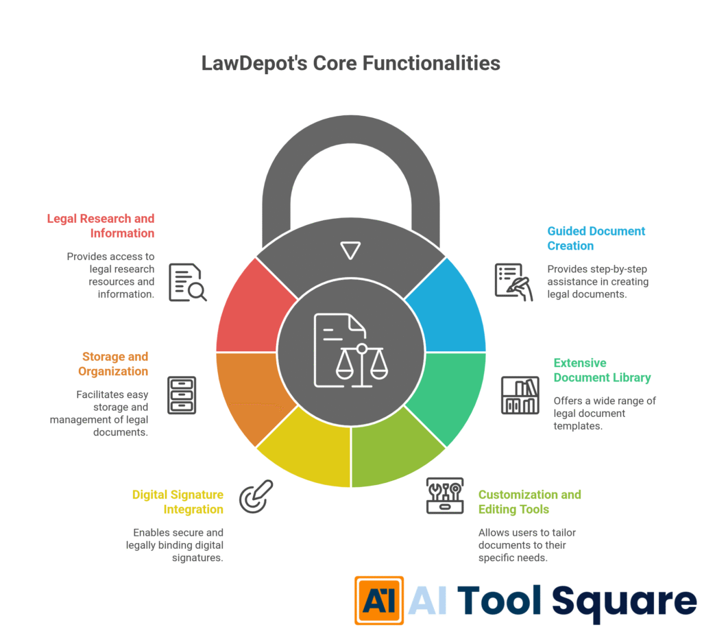 LawDepot's Core Functionalities