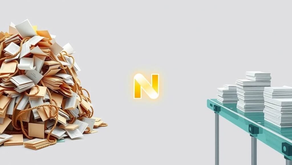 Nintex transforms manual, chaotic business processes into streamlined, efficient, and automated workflows, improving operational speed and accuracy.