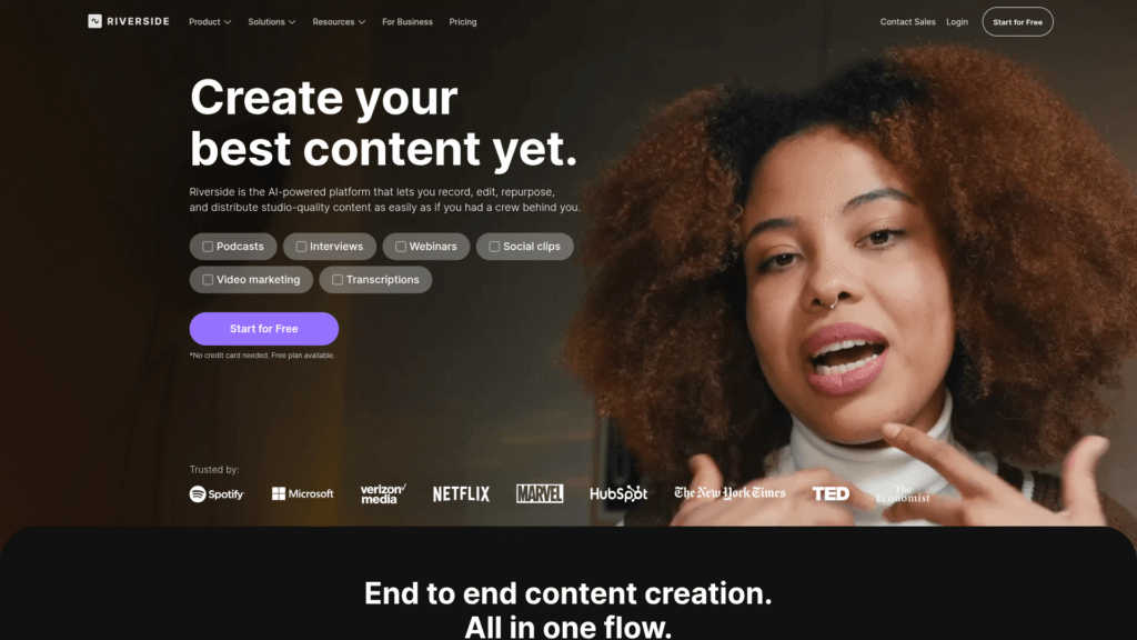 Riverside.fm among AI podcast editors