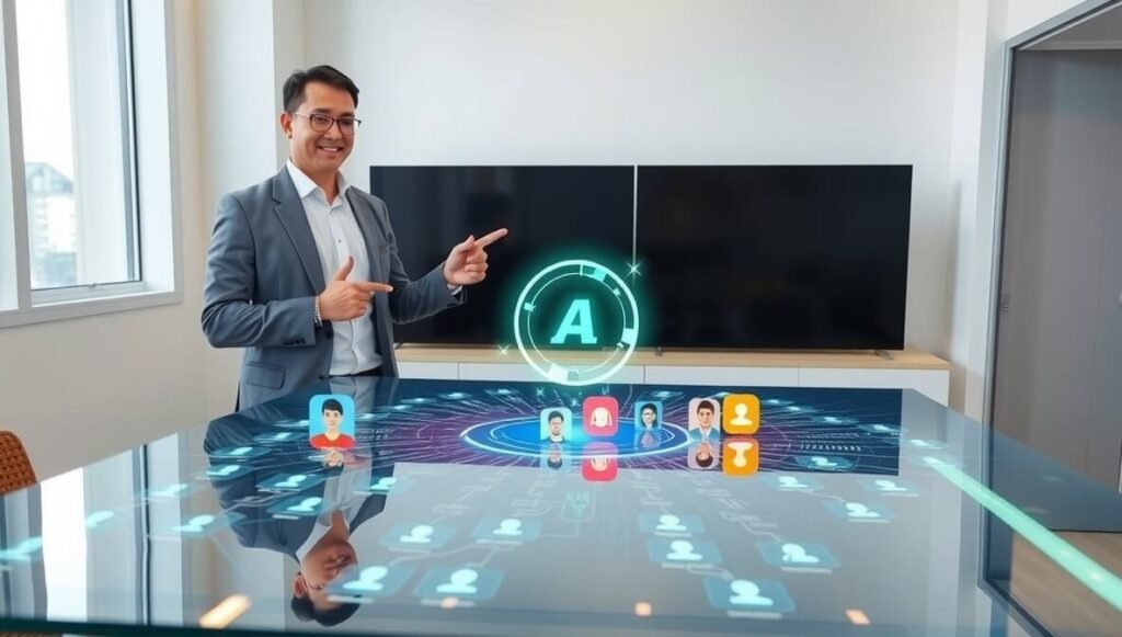 Interviewer.AI automates initial candidate screening and assessment through AI-powered video interviews, providing objective insights and ranked reports to streamline hiring processes for HR and recruitment teams.