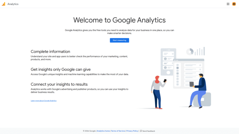 Google Analytics 4 as Customer Behavior Analysis tool screenshot