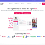 HireVue as Resume Screening and CV Analysis tool screenshot