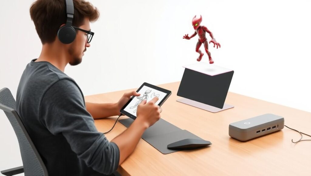 RunwayML is an AI tool that rapidly transforms creative inputs like sketches into high-quality, animated visual assets, significantly accelerating graphics and animation workflows for gaming and entertainment.
