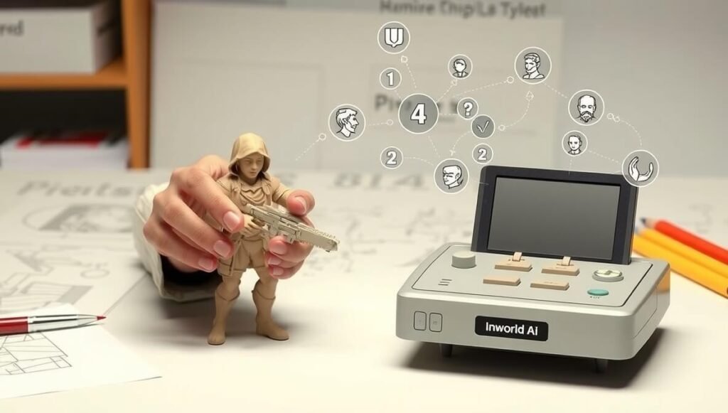Inworld AI enables game developers to create dynamic, intelligent non-player characters (NPCs) and virtual characters with unique personalities, memories, and conversational abilities for immersive gaming and entertainment experiences.