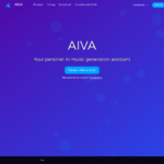 AIVA as a Game Audio and Music Generation tool screenshot