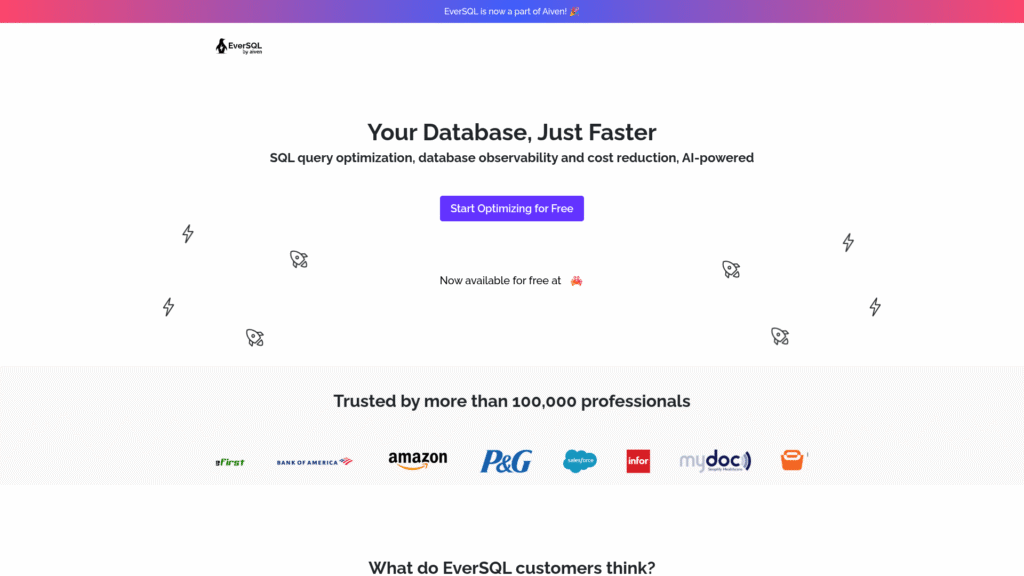 EverSQL among AI tools for SQL queries
