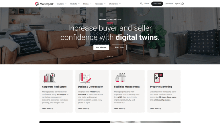 Matterport 3D as a Virtual Tours and Visualization tool screenshot