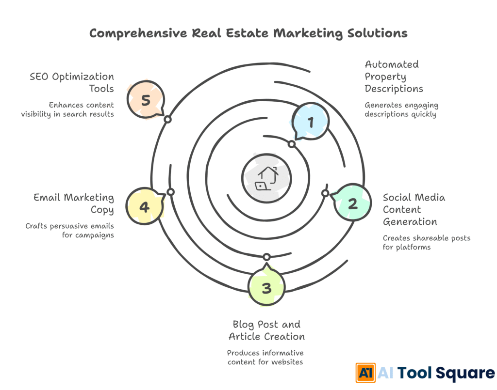 RealEstateContent.ai's Comprehensive Real Estate Marketing Solutions