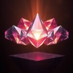 Abstract visualization of interconnected geometric prisms representing powerful predictive analytics tools.