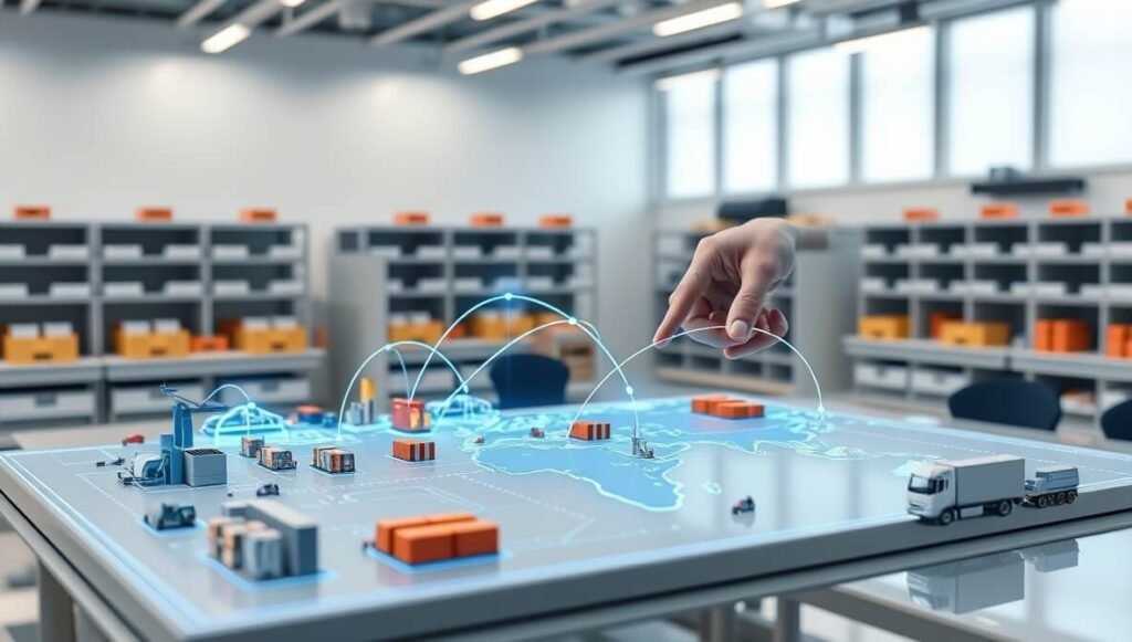 Blue Yonder AI optimizes global supply chains by providing intelligent, data-driven planning for manufacturing, inventory, and transportation, reducing costs and increasing efficiency.
