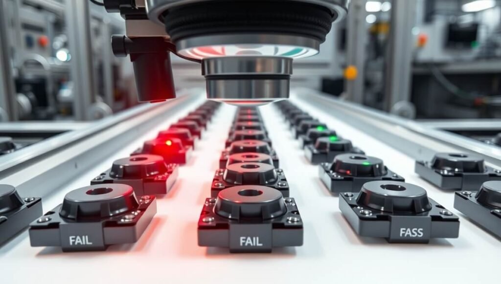 Cognex ViDi is an AI tool that performs automated visual quality control and inspection, detecting subtle defects and anomalies on manufactured products in real-time.
