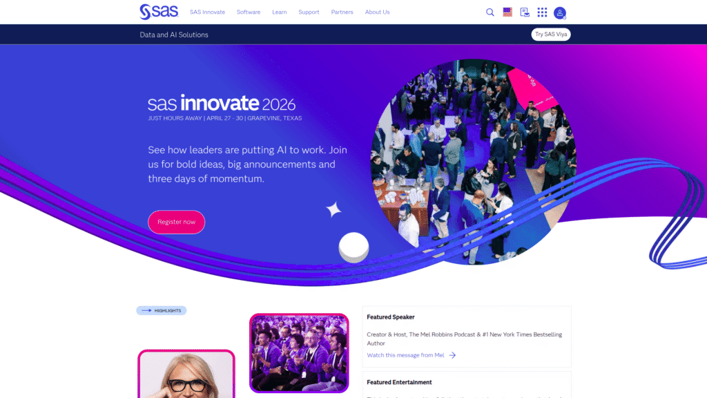 SAS among predictive analytics tools