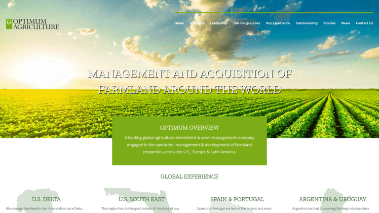Optimum as an Agricultural Finance and Insurance tool screenshot