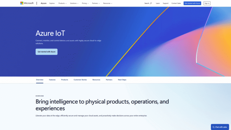 Microsoft Azure IoT as an Industrial IoT tool screenshot