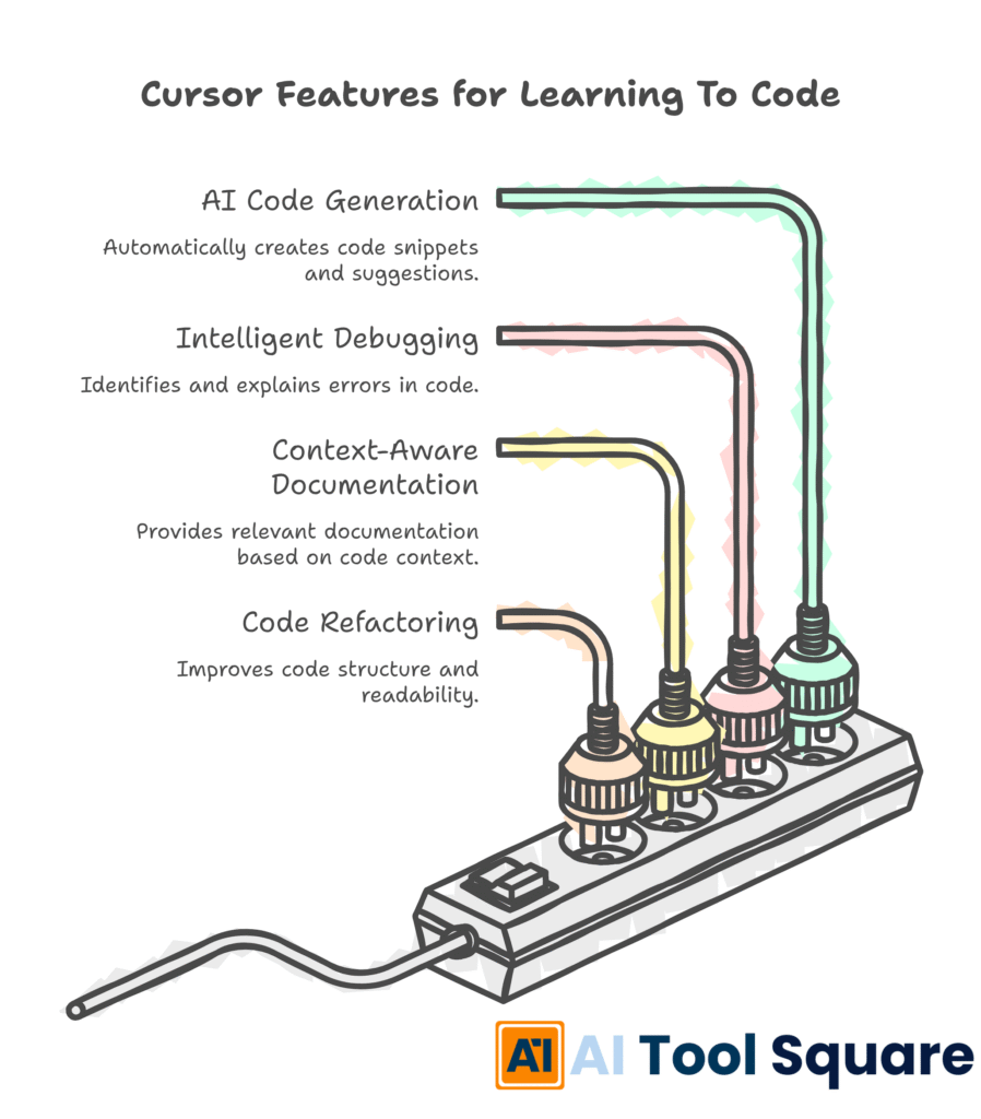 Cursor Features for Learning To Code