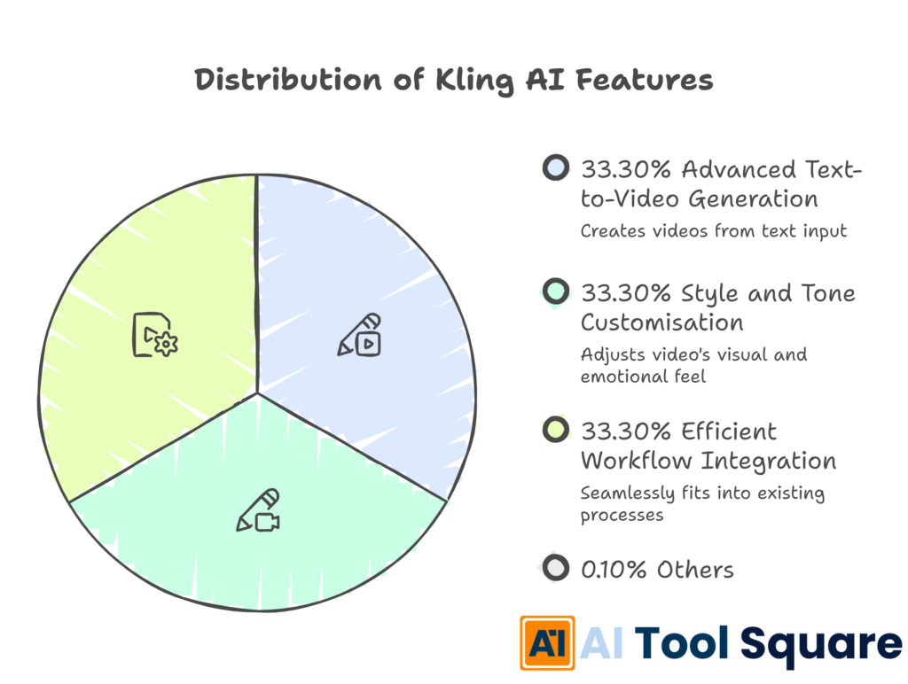 Distribution of Kling AI Features