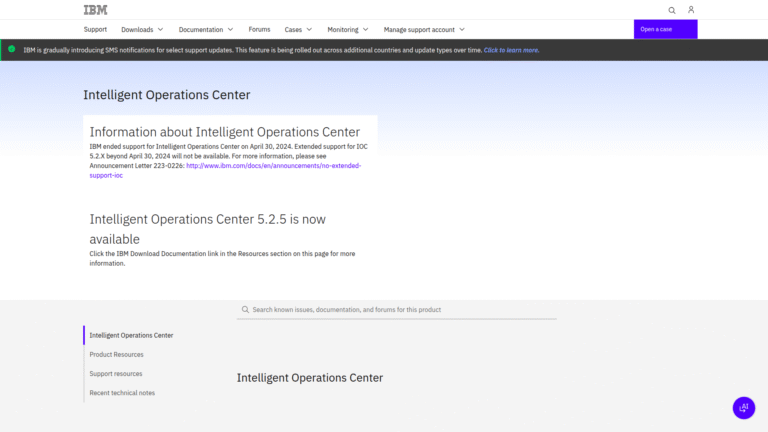 IBM Intelligent Operations Center as a Smart City and Infrastructure tool screenshot