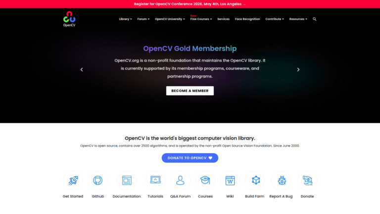 OpenCV as a Computer Vision and Image Processing tool screenshot