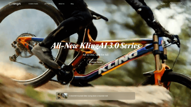 Kling AI as an AI Video Creation tool screenshot