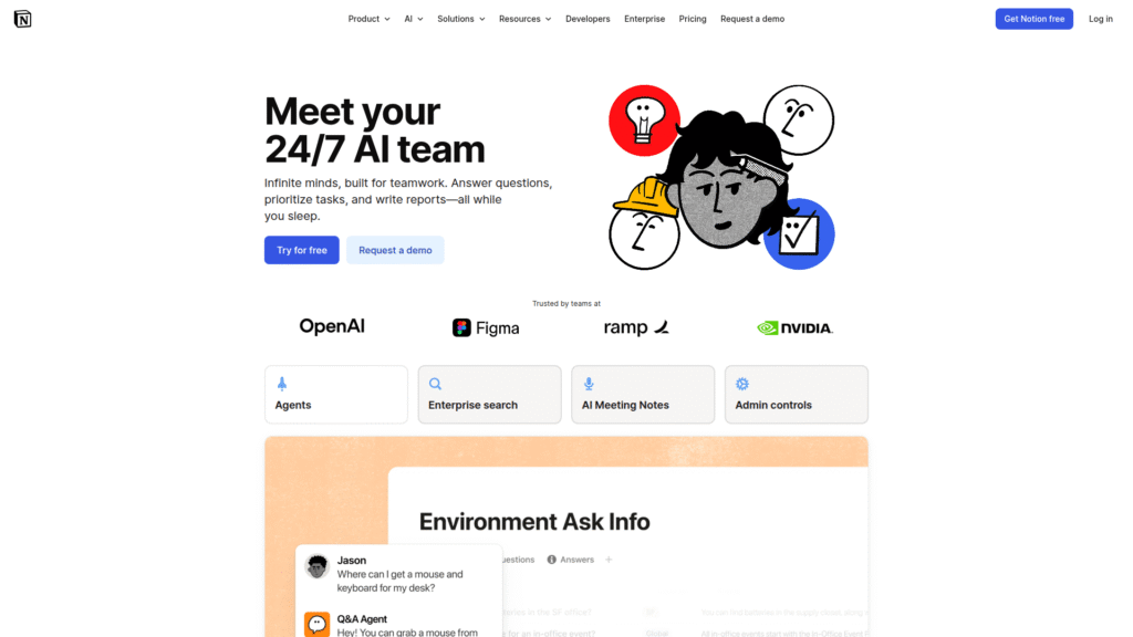 Notion AI among AI assistants for productivity