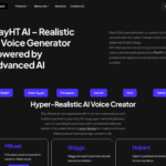 Play.ht as a Text To Speech tool screenshot